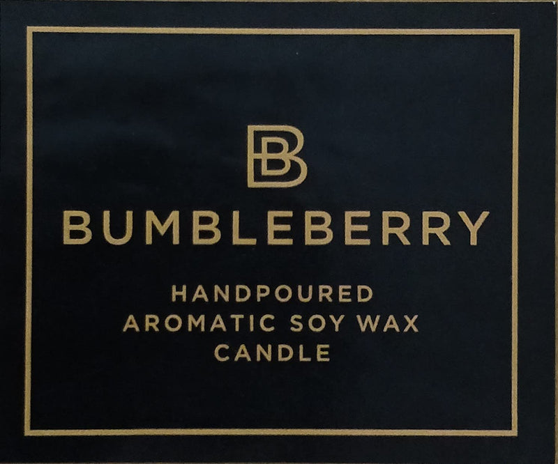 Bumbleberry Crystal Glass Jar Scented Candle Combo (Big & Medium Jar) | Soy Wax | Hand Poured | Luxury Candles | 10 Premium Fragrance Options | Home Decor | Gifting | 920 Gm (Amber Oud Intense)