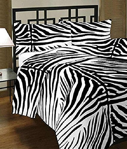 SVT Zebra Print Reversible Poly Cotton SINGLE BED AC Blanket