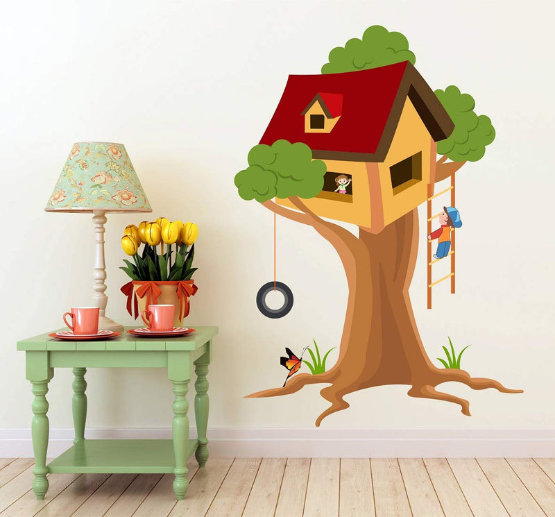 Tuffuk Kids Tree Large Vinyl Wallstickers for Home Decorations (50 cm x 70 cm)5TZ123