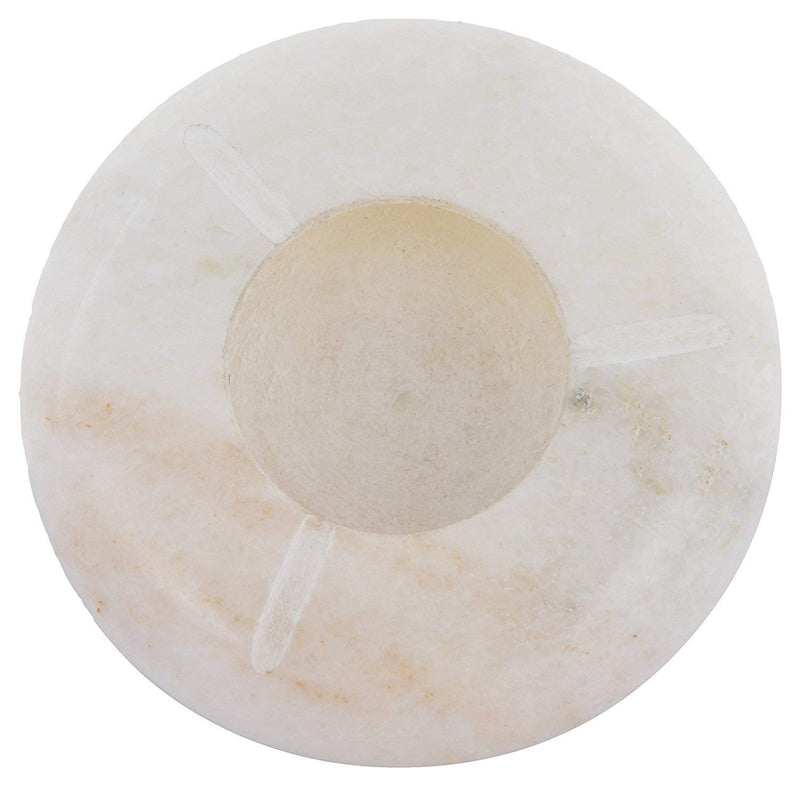 AABHAAR Marble White Ash Tray for Indoor Outdoor Ashtray-Cigarette Ash Holder- Desktop Smoking Ash Tray for Home Office Handmade Gifts for Men