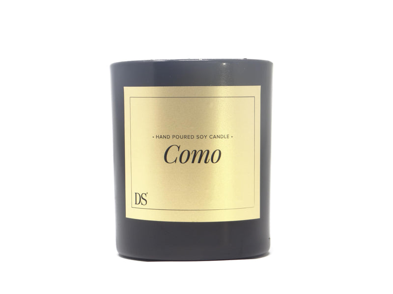 Chann Studio - Scented Soy Wax Candle - Como |100% Soy Wax Handcrafted | Smoke-Free | Blackcurrant & Peach, Thai Lemongrass Fragrance Candles for Home & Gift Sets | Burning time 30hrs