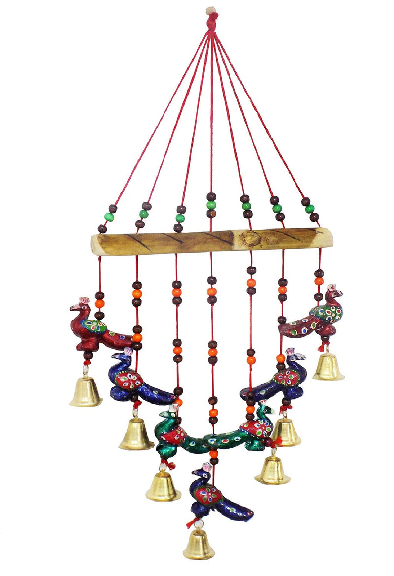 BAAL Peacock Positive Energy Windchimes for Balcony Bedroom with Great Sound Pack of 1