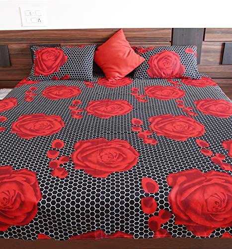 KLBAGH King Size Cotton Bed-Sheet with Deep Pocket