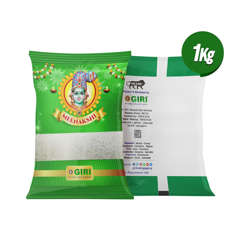 Giri Kolam Powder - 1 Kg | Rangoli Powder/Kola Mavu/Kola Podi for Home Decor/White Colour