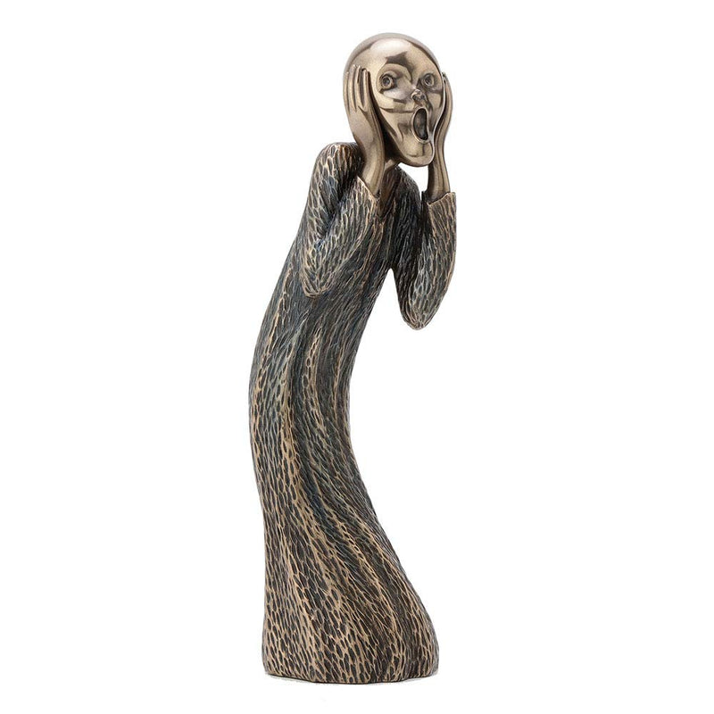 Veronese Design 8 Inch Edvard Munch The Scream Antique Bronze Finish Sculpture Art Figurine