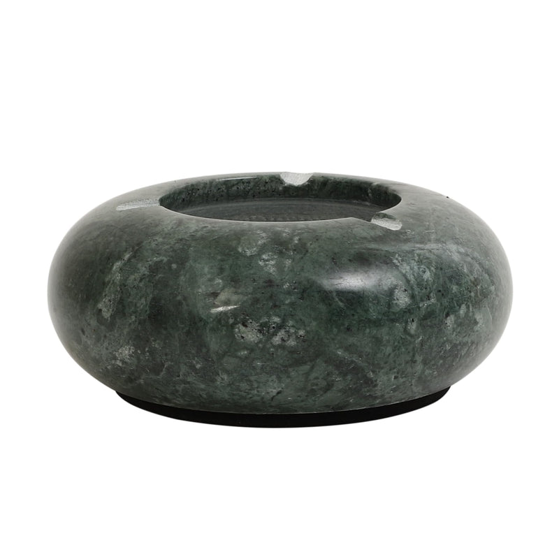 NikkisPride Handmade Marble Elegant Stone Green Ash Tray Decorative Home Decor Piece for Living Room