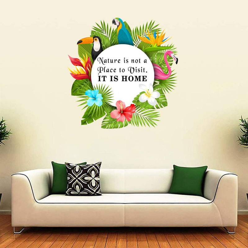 god & god's Large Wall Sticker JUST Peel & Stick Size 50 or 60 cm Pack of 1 (Code GS1055