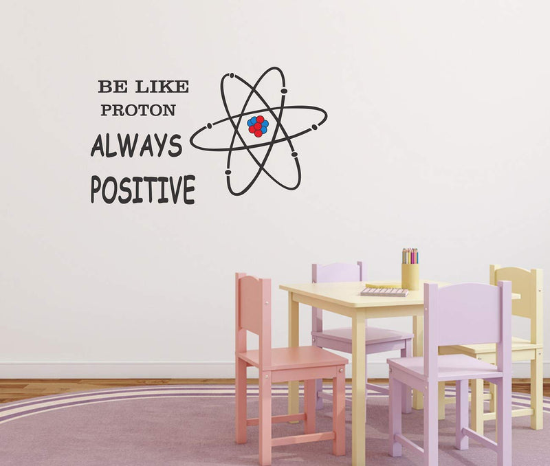 Tuffuk Always Postive Large Vinyl Wallstickers for Home Decorations(40 cm x 70 cm)4TZ282