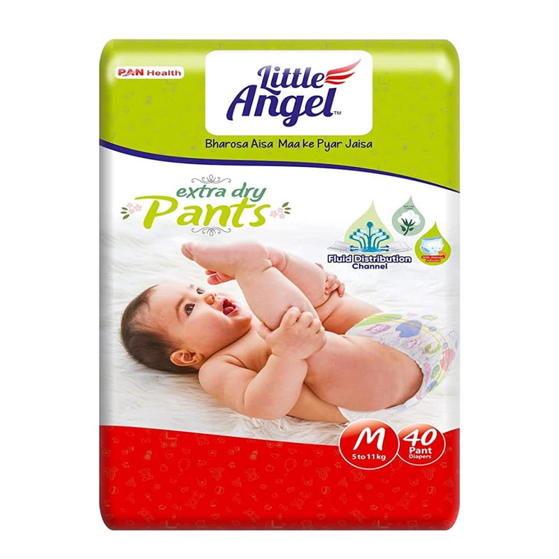 Little Angel Baby Pull Ups, Medium (40 Pcs Pack)