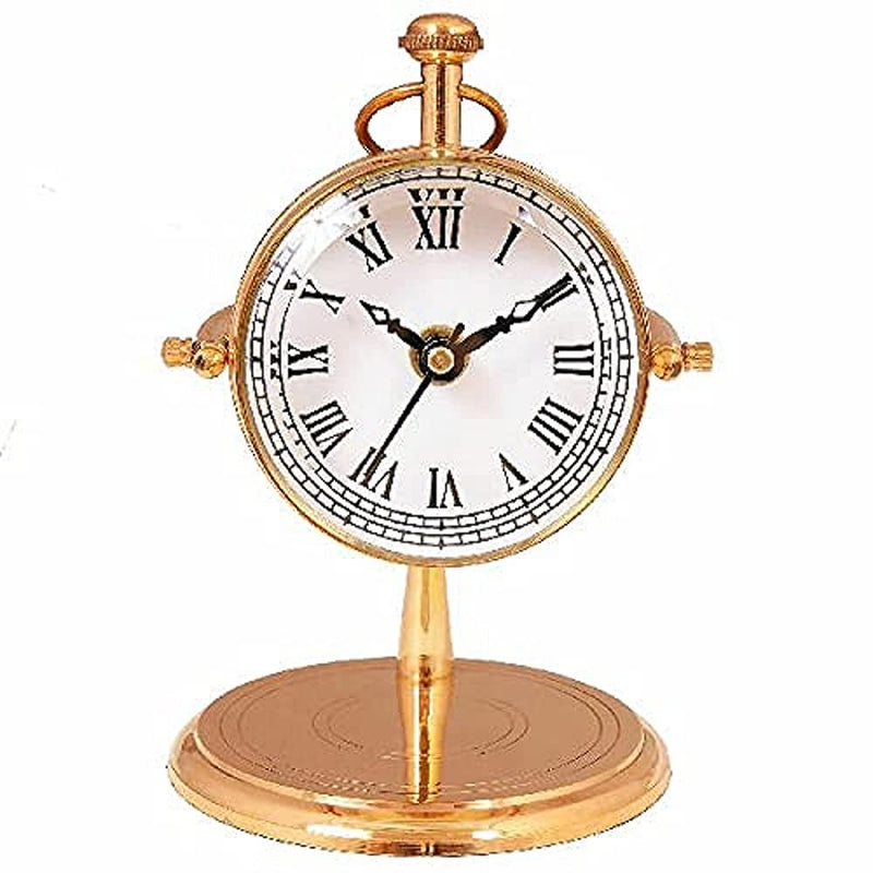 Vintage collection Brass Antique Table Clock 003