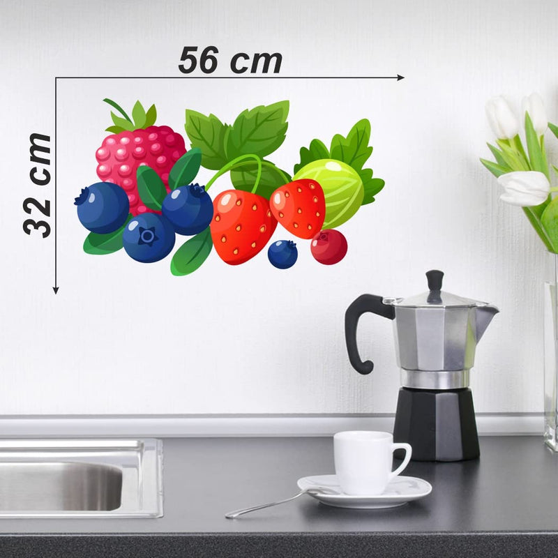 Delight Art Fruit Kitchen Design Wall Sticker Size - (56 * 32) cm Model id - (DAMC01019L)