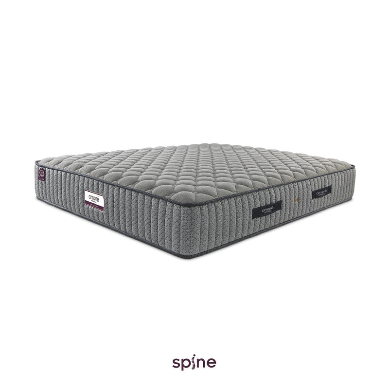 Amore Spine Memory Foam King High Resilience (HR),Rebonded Foam Orthopedic Mattress72x48x6