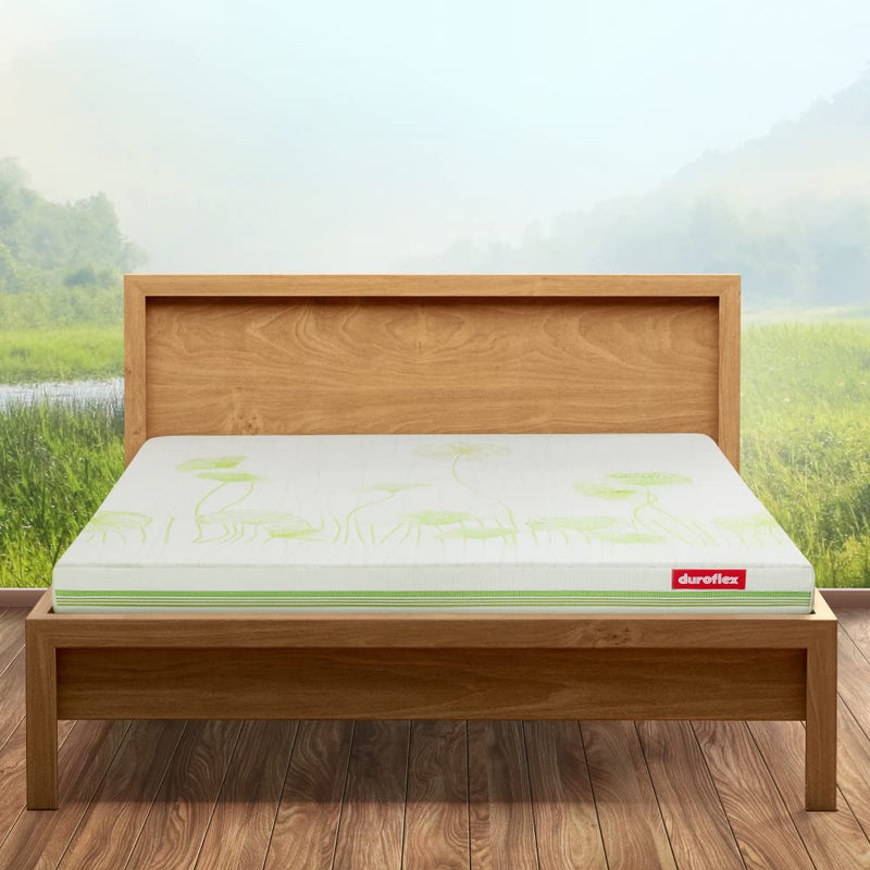 duroflex Avaasa 100% Natural Latex and Coir Mattress (75x60x6 Inches), Queen Size