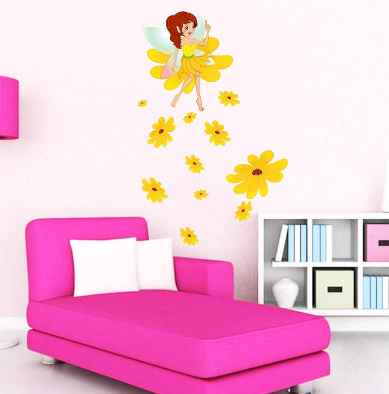 Tuffuk Angels Large Vinyl Wallstickers for Home Decorations(70 cm x 100 cm)5TZ0182