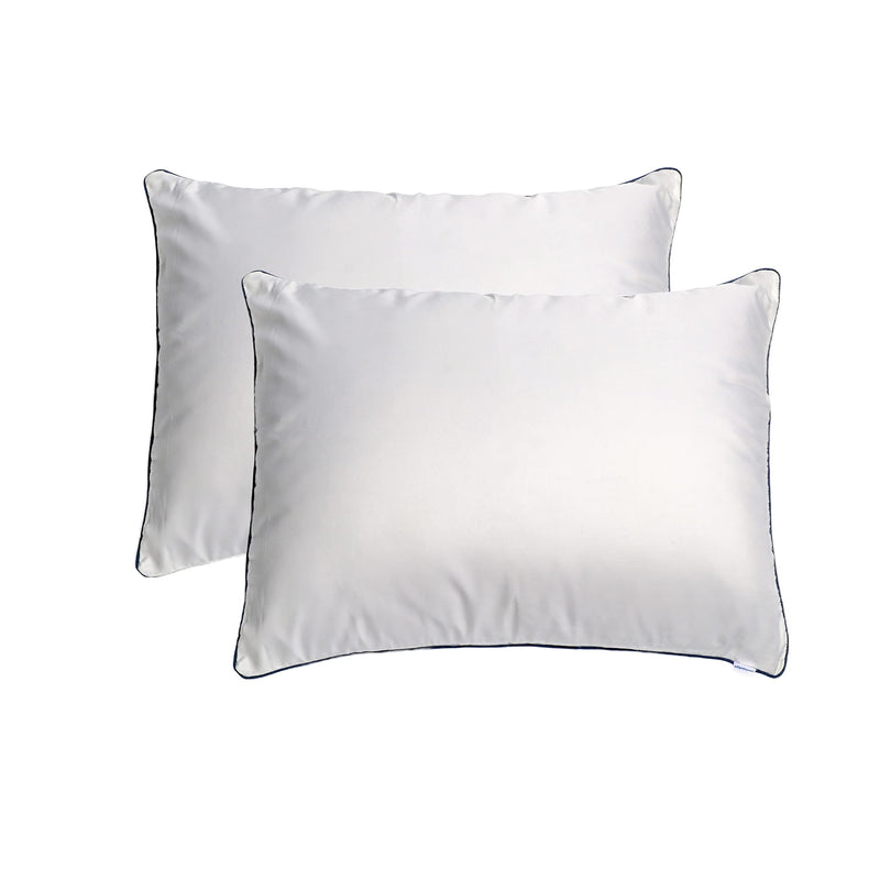 VLYSIUM Bed Pillows for Sleeping Queen Size Pillow 20 x 30 Inch Set of 2, Hollow conjugated Pillow Home & Hotel Collection Fluffy Plain Pillows Soft, Pack of 2, White