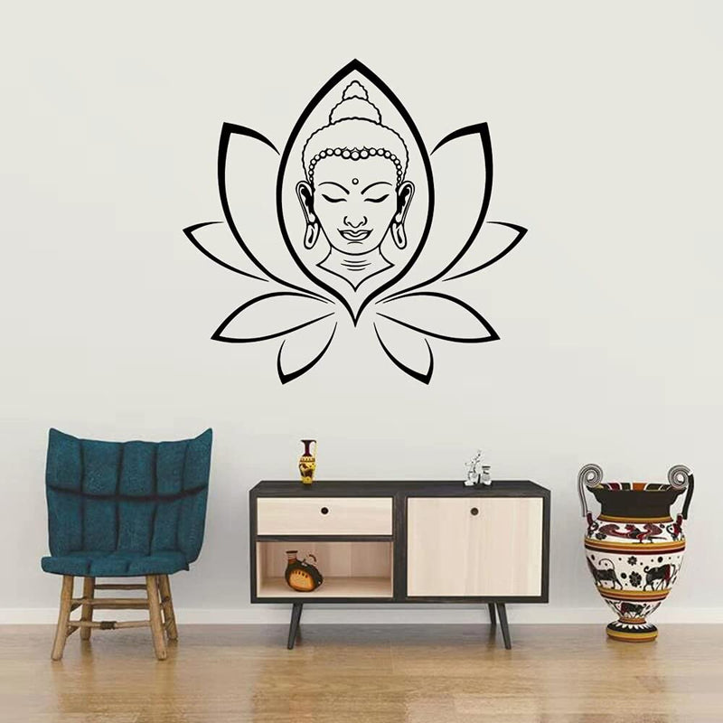 GADGETS WRAP Vinyl Decal Sticker Holy Buddha (Item Finish Size : 60cm x 57cm)