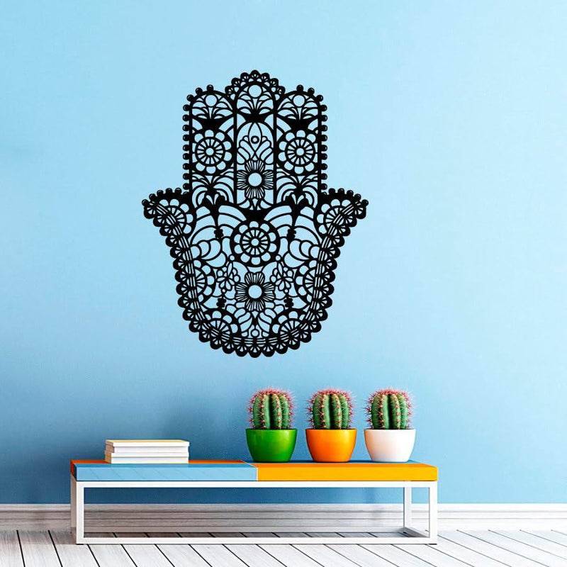 GADGETS WRAP Wall Decal Vinyl Sticker CreativeMandala Flower Patterned for Office Home Wall Decoration