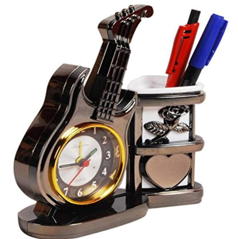 DUL DUL Plastic Abstract Guitar Model Analog Clock (Assorted)