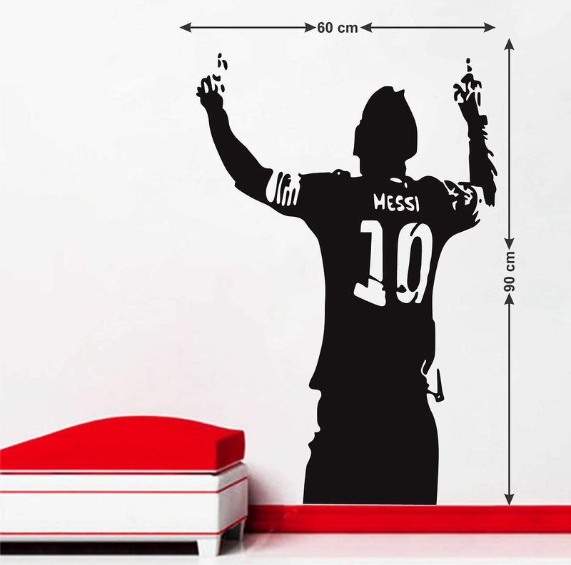 Tuffuk Messi 10 Large Vinyl Wallstickers for Home Decorations (60 cm x 90 cm)5TZ340