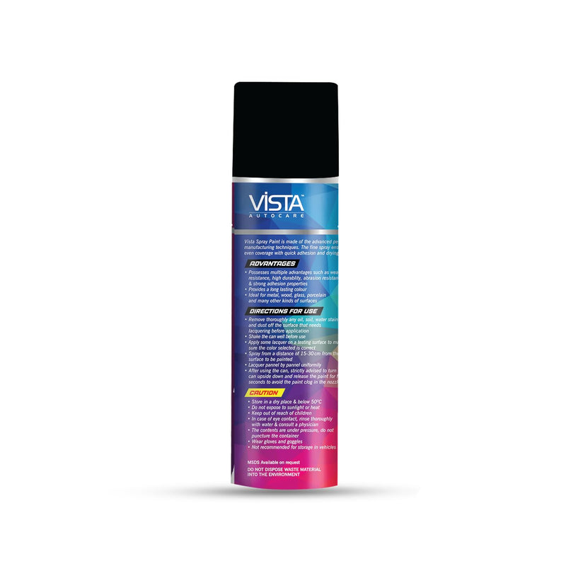 RESIL VISTA Spray Paint Black Matt 400 ml