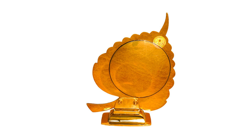 Aranmula Kannadi Aalila Peedom Kannadi Brass Metal Hand Mirror