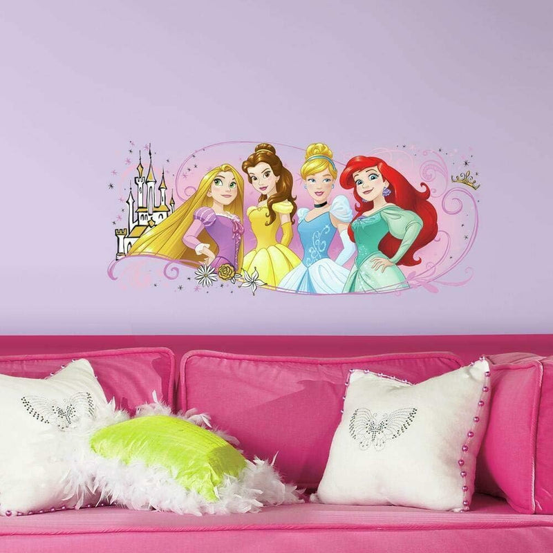 GADGETS WRAP Disney Princess Friendship Adventures Peel and Stick Giant Wall Decal