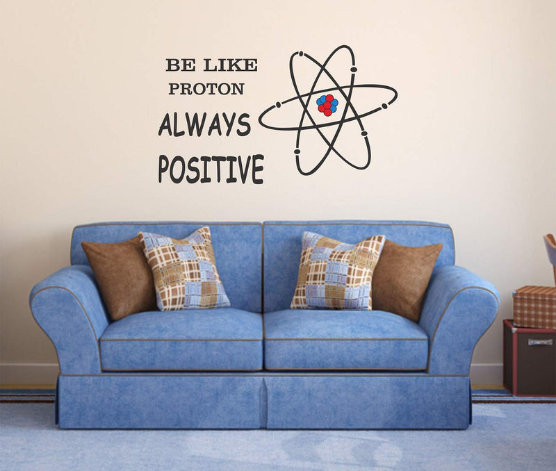 Tuffuk Always Postive Large Vinyl Wallstickers for Home Decorations(40 cm x 70 cm)4TZ282