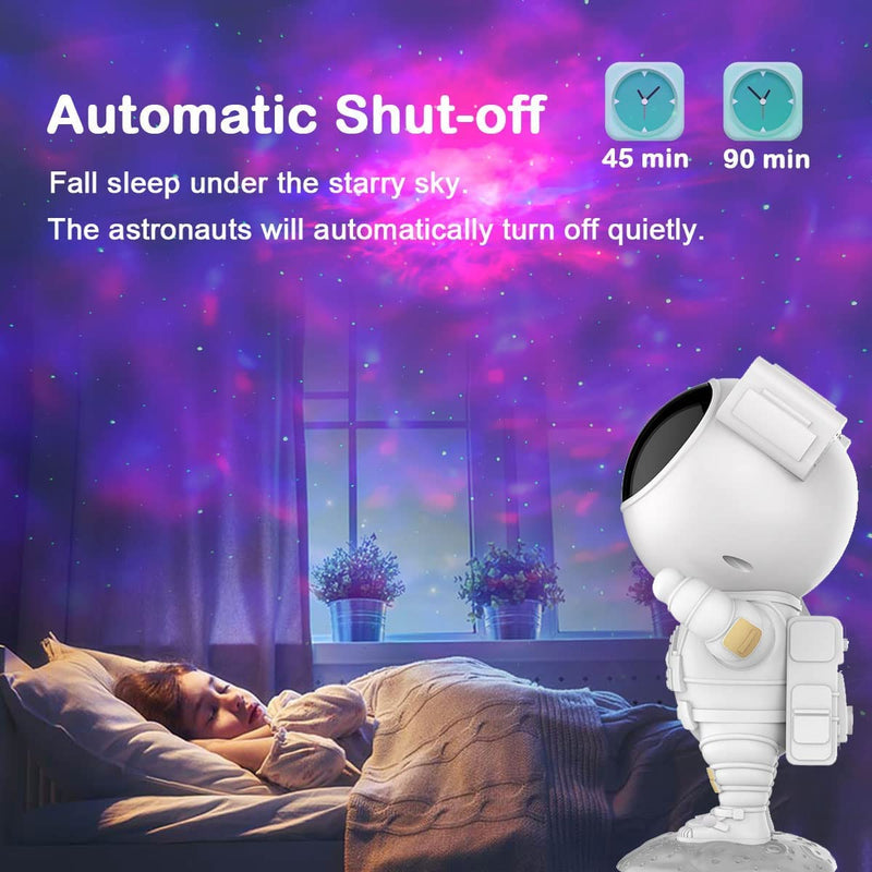 Xergy Astronaut Starry Projector 360° Adjustable Galaxy Projector Light with Remote Control Spaceman Night Light Suitable for Gaming Room, Home Theater, Kids Adult Bedroom, Birthday