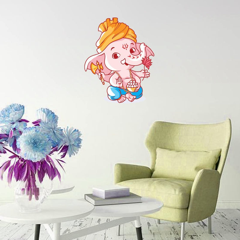 god & god's Large Wall Sticker JUST Peel & Stick Size 50 or 60 cm Pack of 1 (Code GS1882