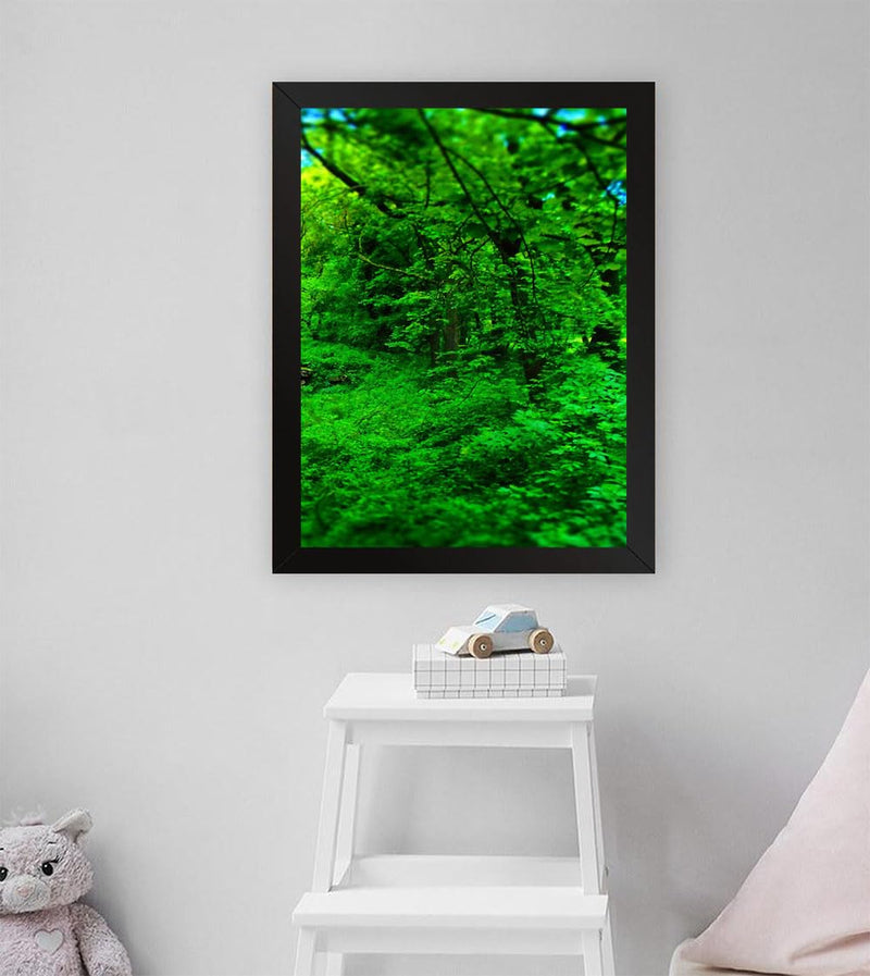 GADGETS WRAP Printed Photo Frame Matte Painting for Home Office Studio Living Room Decoration (11x17inch Black Framed) - Bosque