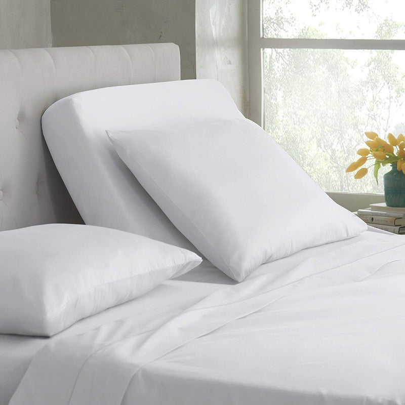 Sheets for Sleep Number Bed Split King,Split Top King Sheets for Sleep Number Bed,100% Egyptian Cotton,White Solid,34 Split-King,400 TC,16 Inch Deep,Split King Sheets for Sleep Number Beds