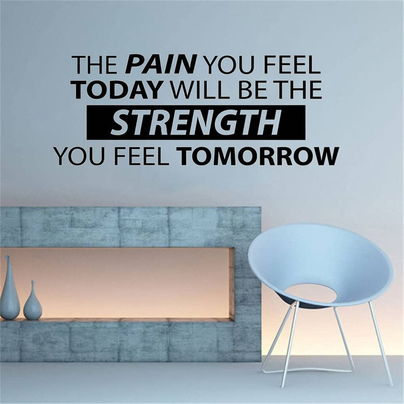 GADGETS WRAP Vinyl Decal Sticker The Pain You Feel Today Will Be The Strength (Item Finish Size : 107cm x 42cm)