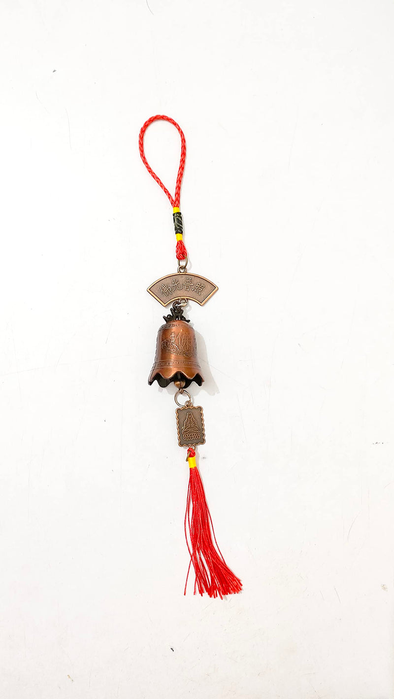 AKM Universe Feng Shui Round Tibetan Bell for Positive chee Energy Flow