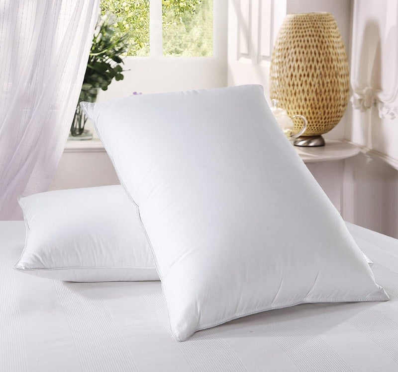 Microfiber Extra Soft White Pillows | Pillows for Sleeping White - Set of 2 (Size - 16x24 Inches Or 40x60 cm) Pack of 2 | White Microfiber - 06