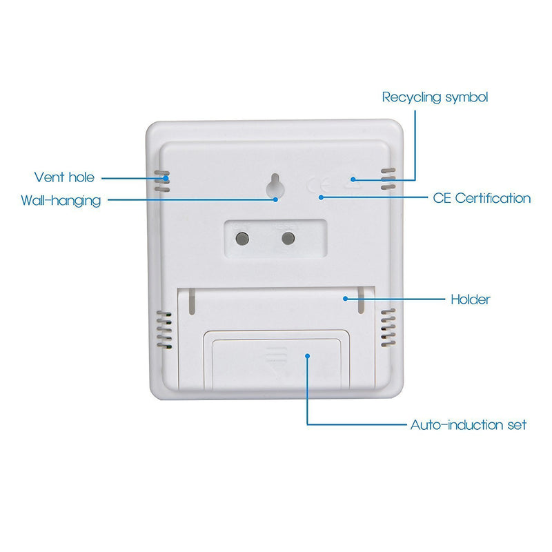 SVE Super Alarm Clock (Multi_1.9 Inch X 3.1 Inch X 3.1 Inch)