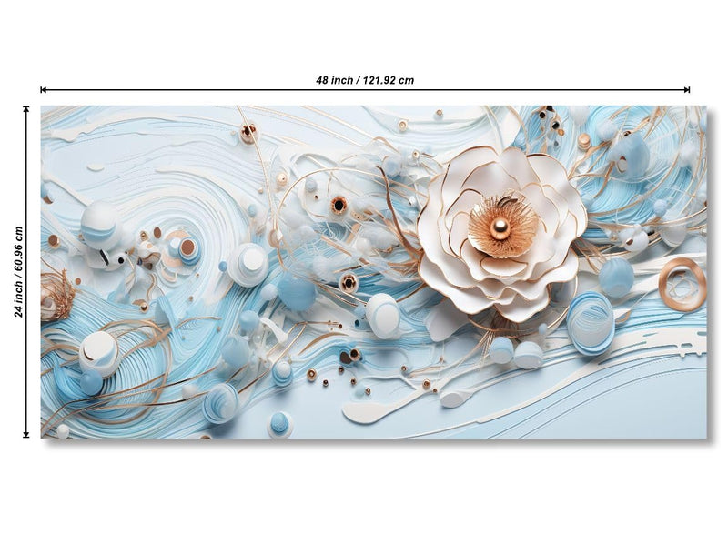 SAF paintings Unframed Rolled Art Print|| Floral Theme Canvas Wall Art Print for Home Décor And Office||Unframed canvas Painting For Wall decor||Home wall and Office Interior CR-209