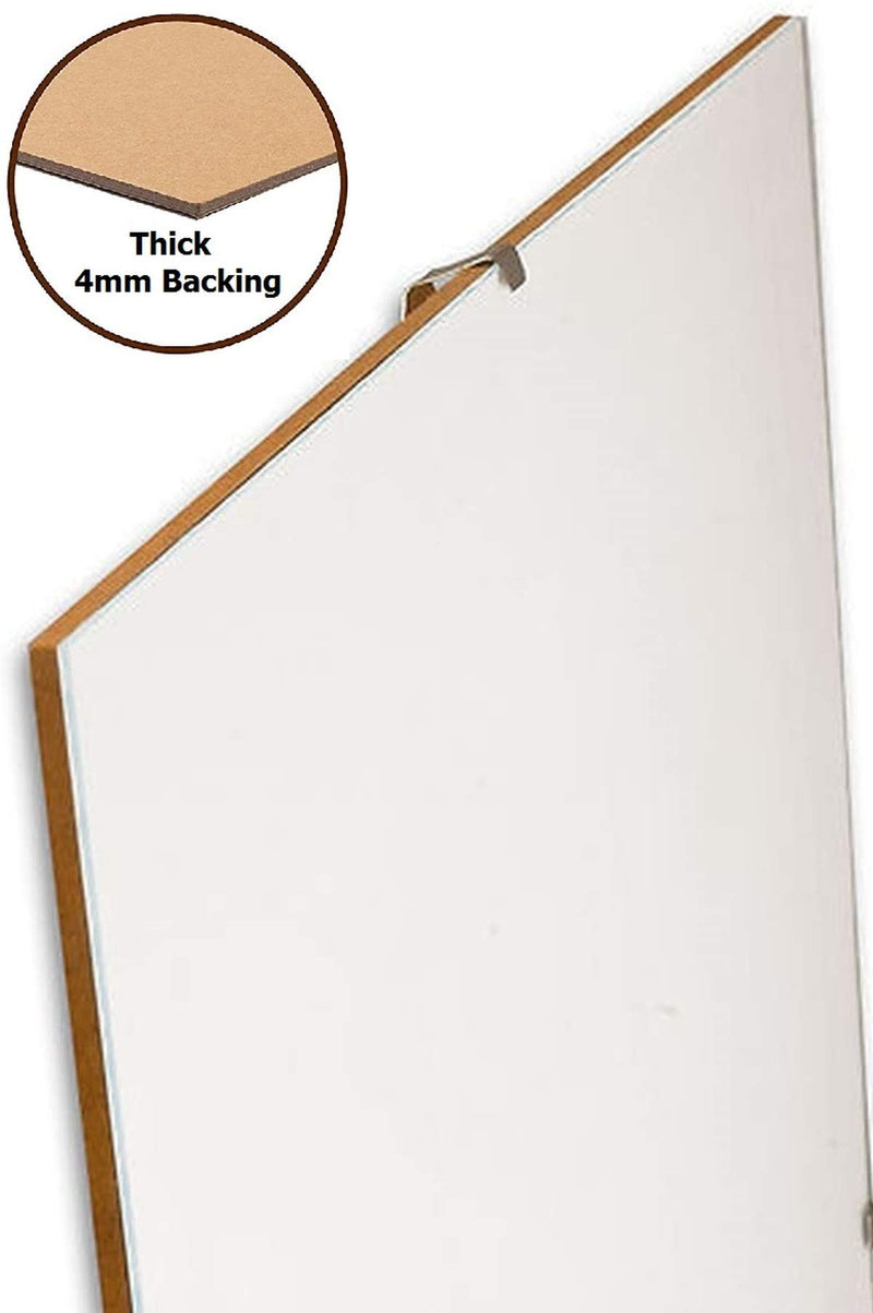 Habercrafts Clip Frames Picture Photo Frame Wall Hanging Strong Glass Free Frameless Clear Frame for Posters Certificates Photographs Comics Lightweight (A4 (297 x 210mm))