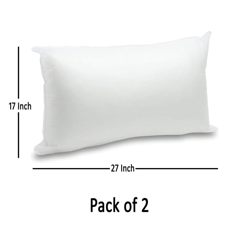 PINDIA Hypoallergenic Soft Sleeping Pillow, Set of 2 (17 x 27 Inch)