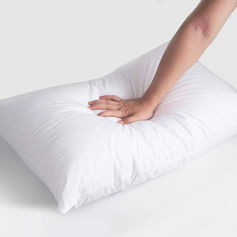 IMSmartMart Soft Fiber Cotton Bed Pillow, 17" x 26", White - Set of 2 Pillow