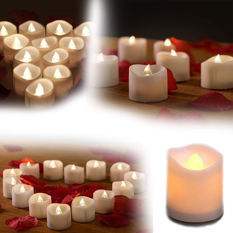 DeoDap Plastic Tea Light, Pack of 12