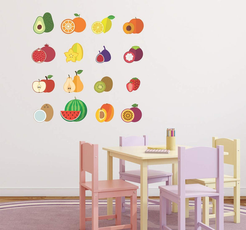 Tuffuk Fruits Large Vinyl Wallstickers for Home Decorations(70 cm x 70 cm)5TZ276