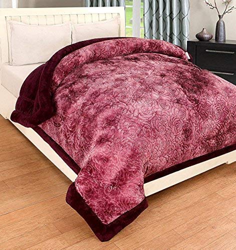 Bezzilish Home Soft Microfibre Winter Heavy Quilt, Double Size, Metallic Brown