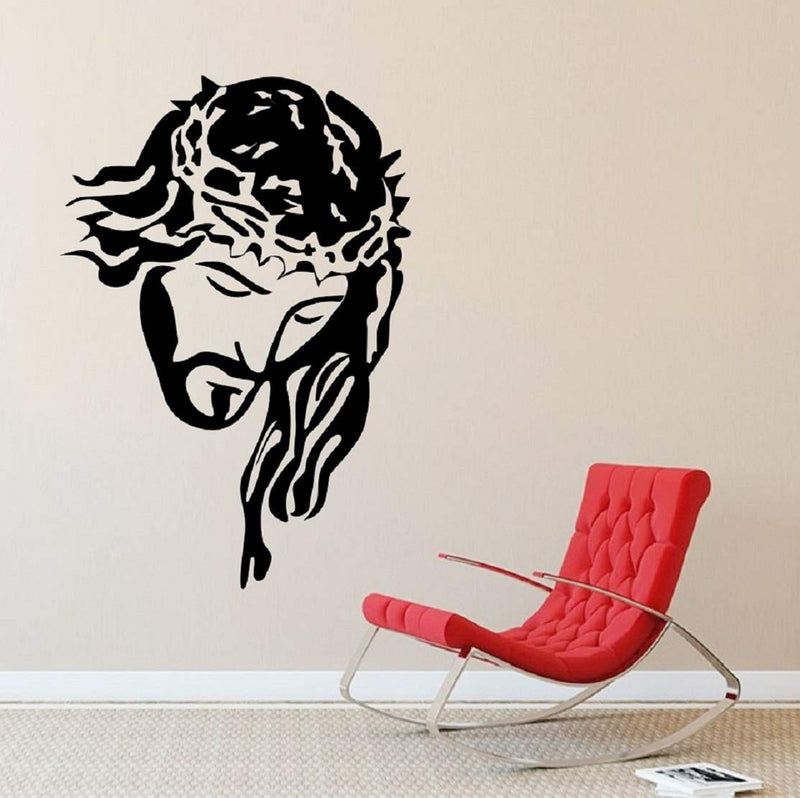 Jesus Self Adhesive VinylWaterproof Decorative Wall Stickers for Hall, Bedroom, Kitchen and Furniture