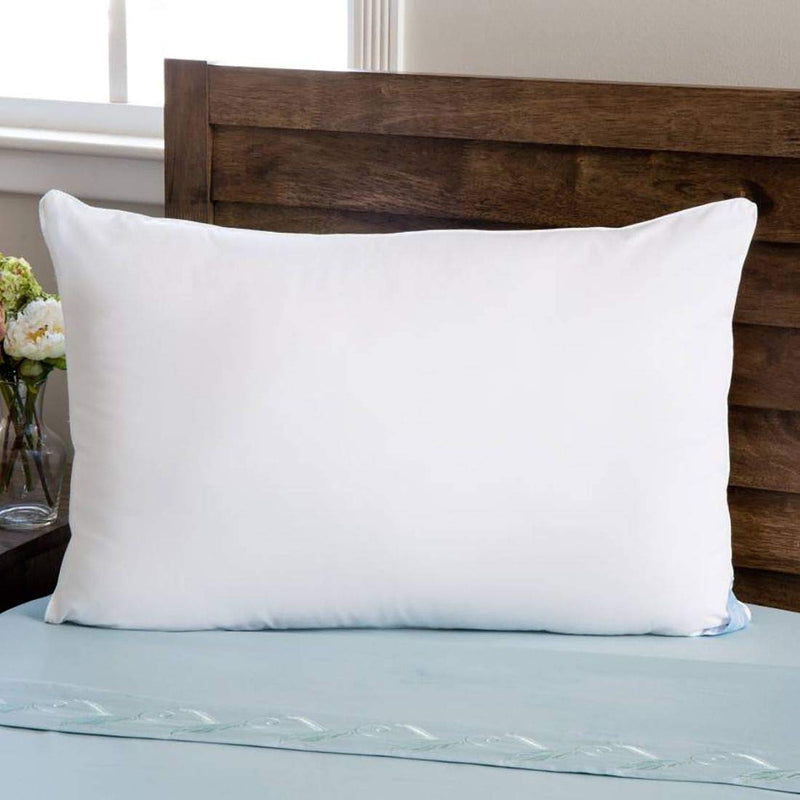 WildMint Micro Fiber Filled Standard Soft Pillow for Bed Room - Size - 16" x 24", White Set of-2