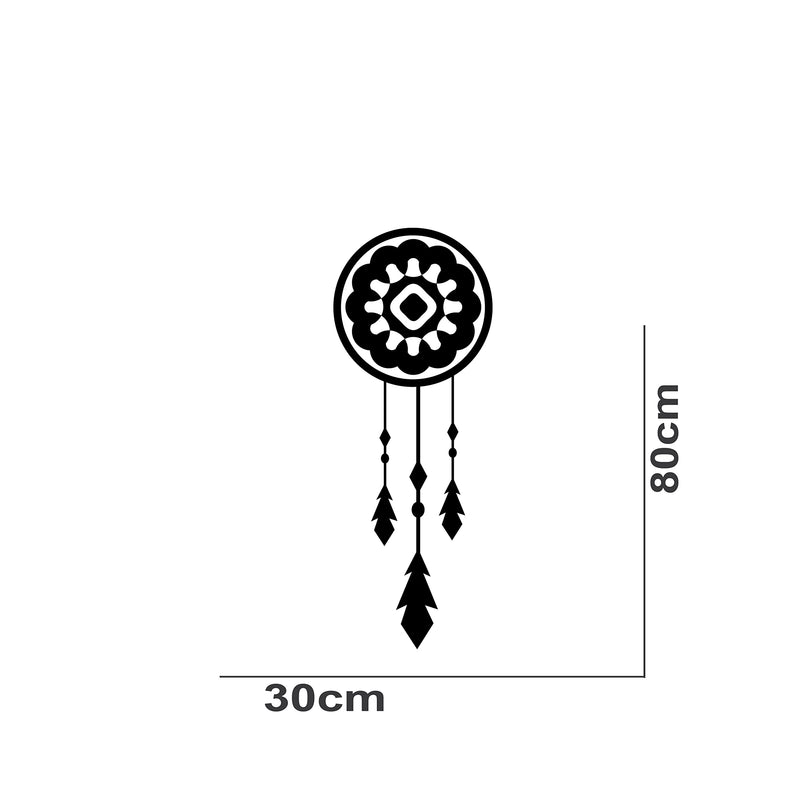 VVWV Dream Catcher Wall Stickers for Living Kids Girls Boys Bedroom Home & Kitchen Hall Wall Vinyl Decor L x H 30 x 80 Cms