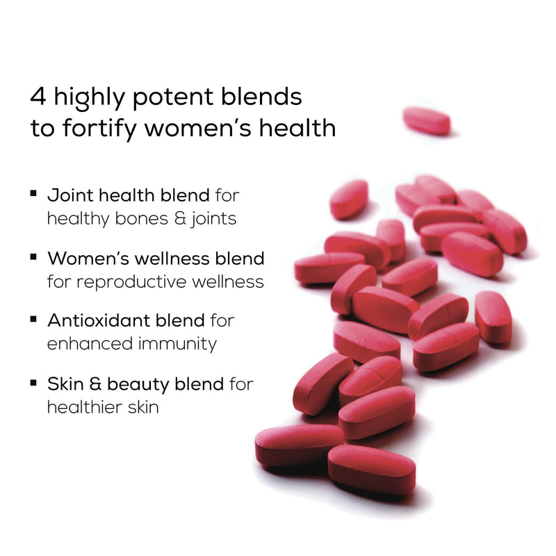 TrueBasics Advanced Multivitamin for Women (90 Tablets) | With Clinically Researched Ingredients | For Energy, Immunity and Joints, Maintains Hormonal Balance