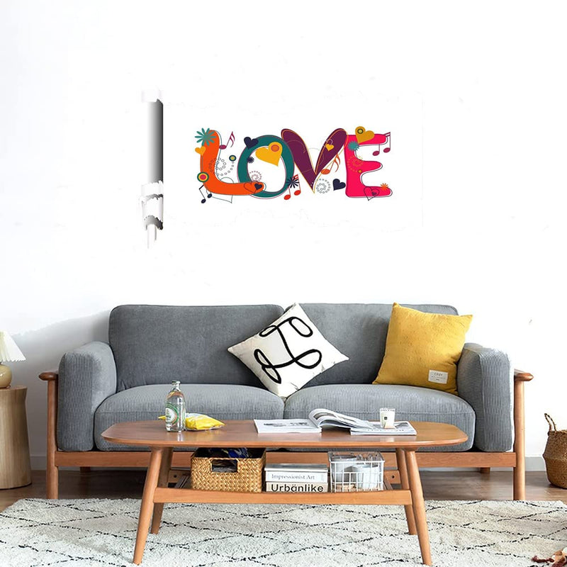 GADGETS WRAP Printed Wall Decal Sticker Scratched Paper Style Wall Decal (90cm x 50cm) - Love Summer