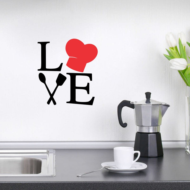 Decor Kraft Love Wall Sticker & Decal,Size- 58 Cm X 42 Cm,Kitchen