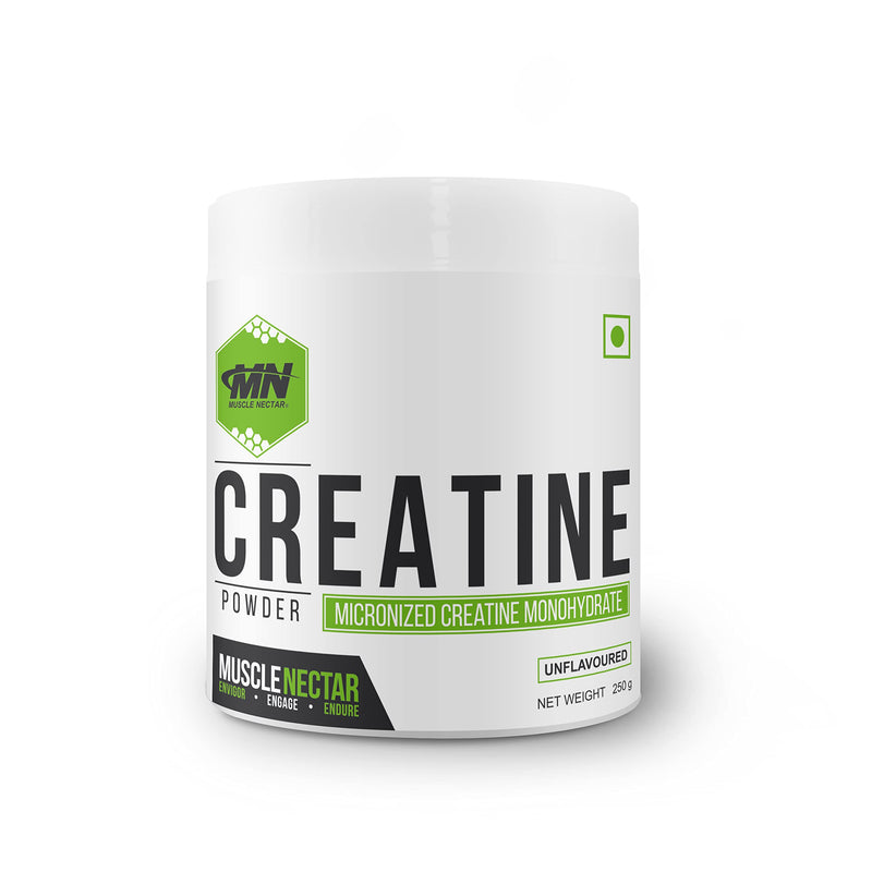 Muscle Nectar Pure Creatine Monohydrate (Unflavoured, 250 G) - Powder