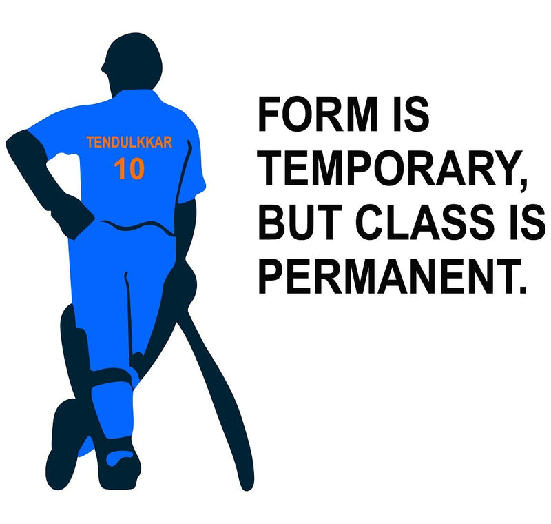 Tuffuk Sachin Tendulkar Large Vinyl Wallstickers for Home Decorations (80cm x 70 cm)5TZ325